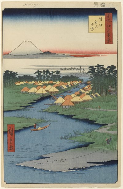 Horie and Nekozane, No.96 from One Hundred Famous Views of Edo, 1856 by Utagawa Hiroshige