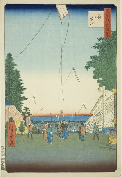 Kasumigaseki, from the Series "One Hundred Famous Views of Edo" by Utagawa Hiroshige