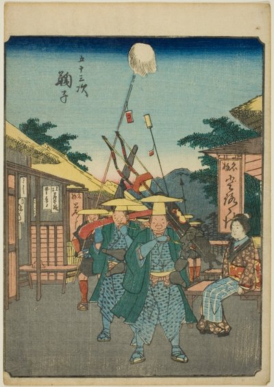 Mariko, from the series "Fifty-three Stations [of the Tokaido]" by Utagawa Hiroshige