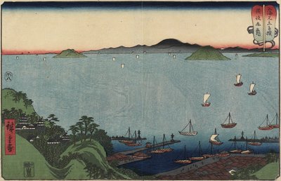 Marugame in Sanuki Province by Utagawa Hiroshige