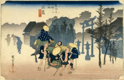 Mishima Station 11 by Utagawa Hiroshige
