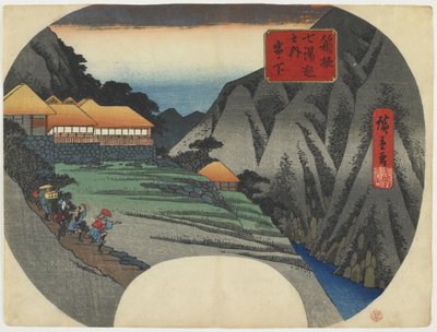 Miyanoshita, 1834-39 by Utagawa Hiroshige