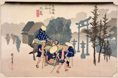 Morning Mist at Mishima, from the series 