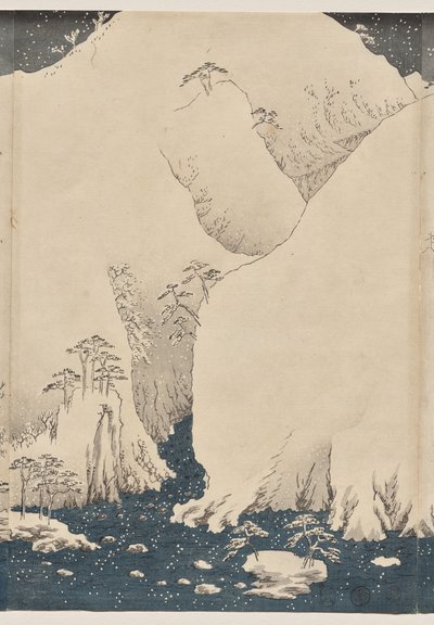 Mountain and River on the Kiso Road by Utagawa Hiroshige