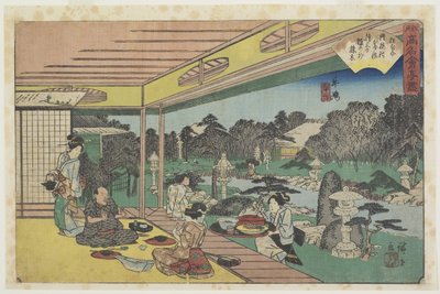 Musashiya at Ushijima by Utagawa Hiroshige