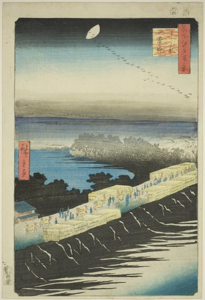 Nihon Embankment, Yoshiwara, from the series 