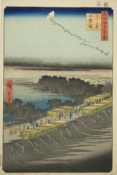 Nihon Embankment, Yoshiwara, from the series 