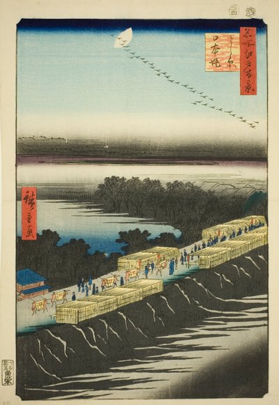 Nihon Embankment, Yoshiwara, from the Series 