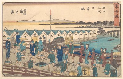 Nihon Bridge by Utagawa Hiroshige