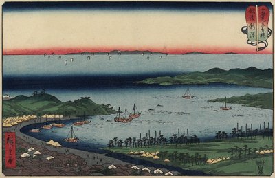 Niigata in Echigo Province, August 1858 by Utagawa Hiroshige