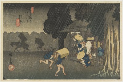 No.40 Suhara, 1830-1844 by Utagawa Hiroshige