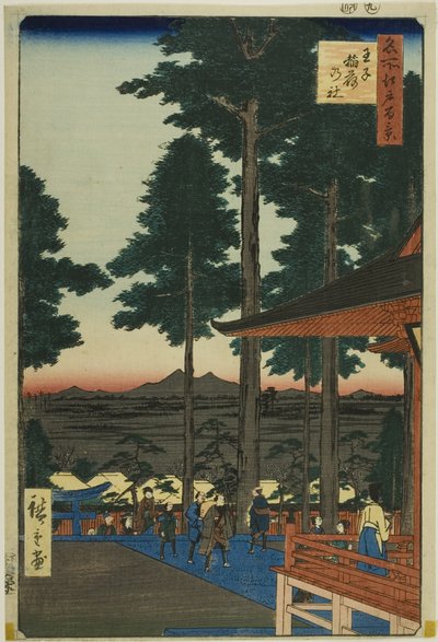 Oji Inari Shrine, from the series “One Hundred Famous Views of Edo” by Utagawa Hiroshige