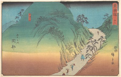Okabe by Utagawa Hiroshige