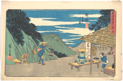 Okabe by Utagawa Hiroshige