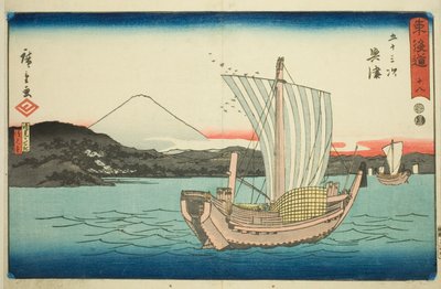 Okitsu: Kiyomigaseki and Seiken Temple—No. 18, from the series 