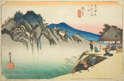 Sakanoshita: Peak of Fudesute Mountain, from the series 