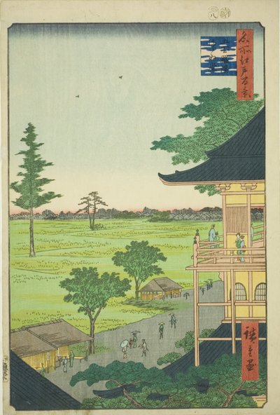 Sazai Hall of the Five Hundred Rakan Temple, from the series 