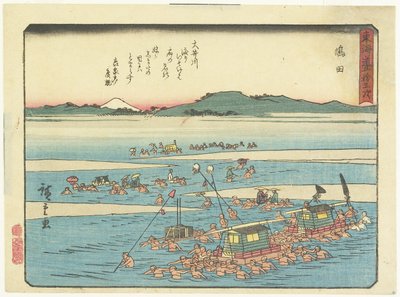 Shimada, 1837-1844 by Utagawa Hiroshige