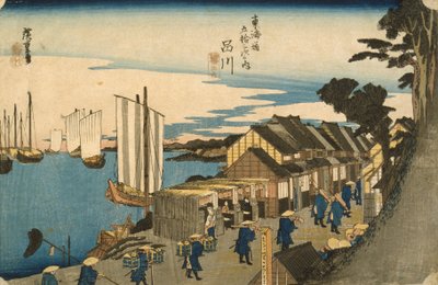 Shinagawa: Departure of a Daimyo by Utagawa Hiroshige