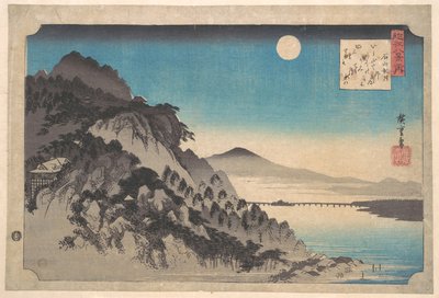 The Autumn Moon at Ishiyama on Lake Biwa by Utagawa Hiroshige