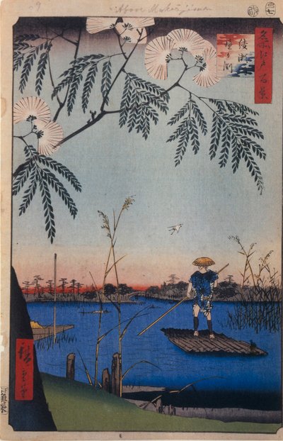 The Ayase River and Kanegafuchi One Hundred Famous Views of Edo by Utagawa Hiroshige