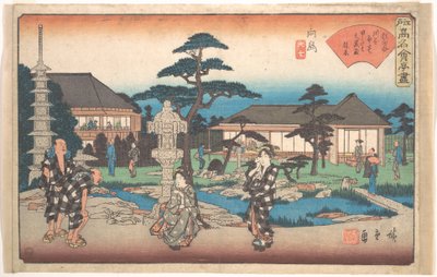The Daikokuya at Mukojima by Utagawa Hiroshige