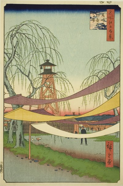 The Hatsune Riding Grounds at Bakuro-cho, from the series 