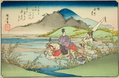The Ide Jewel River in Yamashiro Province, from the series Six Jewel Rivers in Various Provinces by Utagawa Hiroshige