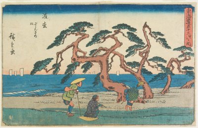 The Pine Field in Hamamatsu by Utagawa Hiroshige