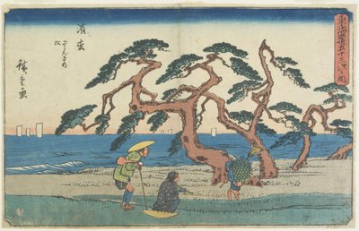 The Pine Field in Hamamatsu by Utagawa Hiroshige