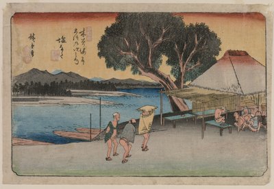 The Sixty-Nine Stations of the Kiso Highway: Shionata by Utagawa Hiroshige