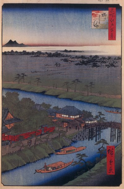 The Yanagishima Island (One Hundred Famous Views of Edo) by Utagawa Hiroshige
