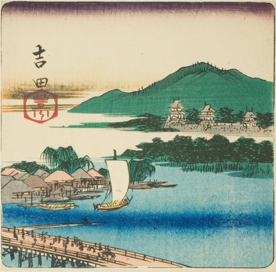 Toyo River at Yoshida, from the series 