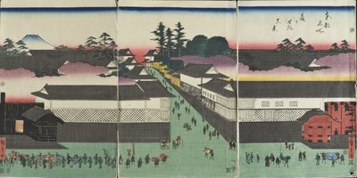 True View of Kasumigaseki by Utagawa Hiroshige