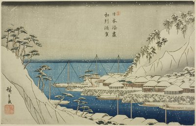 Uraga in Sagami Province, from the series "Harbors of Japan" by Utagawa Hiroshige