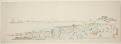 View of Goten Hill, from the series "Thirteen Views of the Environs of Edo" by Utagawa Hiroshige