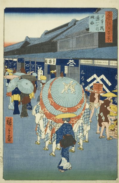 View of Nihonbashi Tori-itchome, from the series 