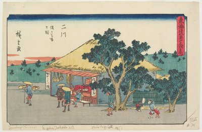 View of Sarugababa Plateau, Futakawa by Utagawa Hiroshige