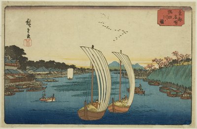 View of the Sumida River, from the series 