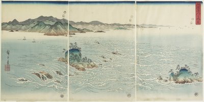 View of the Whirlpools in Awa Province by Utagawa Hiroshige