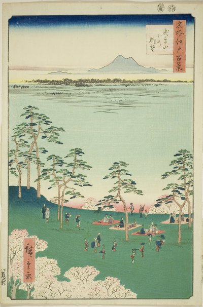 View to the North from Asuka Hill, from the series 
