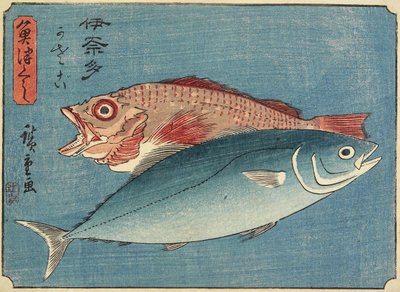 Yellowtail and Rockfish by Utagawa Hiroshige