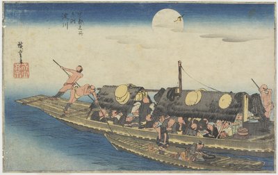 Yodo River by Utagawa Hiroshige
