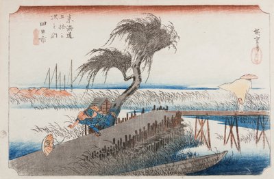 Yokkaichi, Plate 44 from the Series: Fifty-Three Stages of the Tokaido by Utagawa Hiroshige