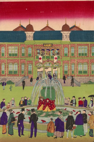 Second National Industrial Exhibition at Ueno Park by Utagawa Hiroshige III