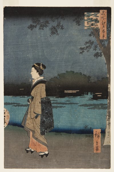 Night View of Matsuchiyama and the San