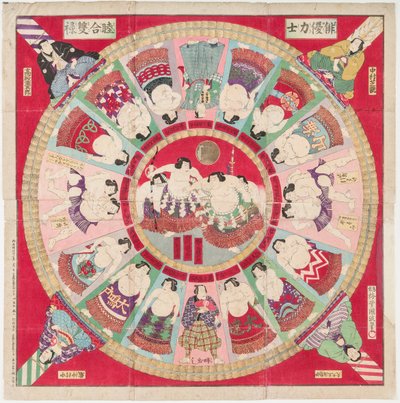 Sugoroku Game by Utagawa IV Kunimasa