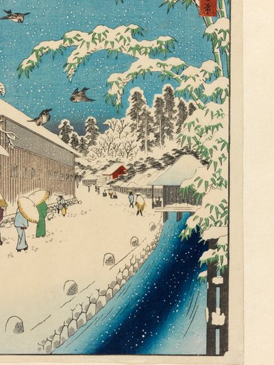 Atagoshita and Yabu Lane (Atagoshita Yabukôji), before 1858 by Utagawa I Hiroshige