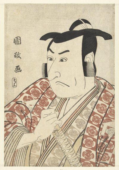 Bust Portrait of Ichikawa Omezo by Utagawa Kunimasa