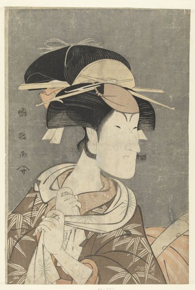 Bust Portrait of Nakayama Tomisaburo by Utagawa Kunimasa